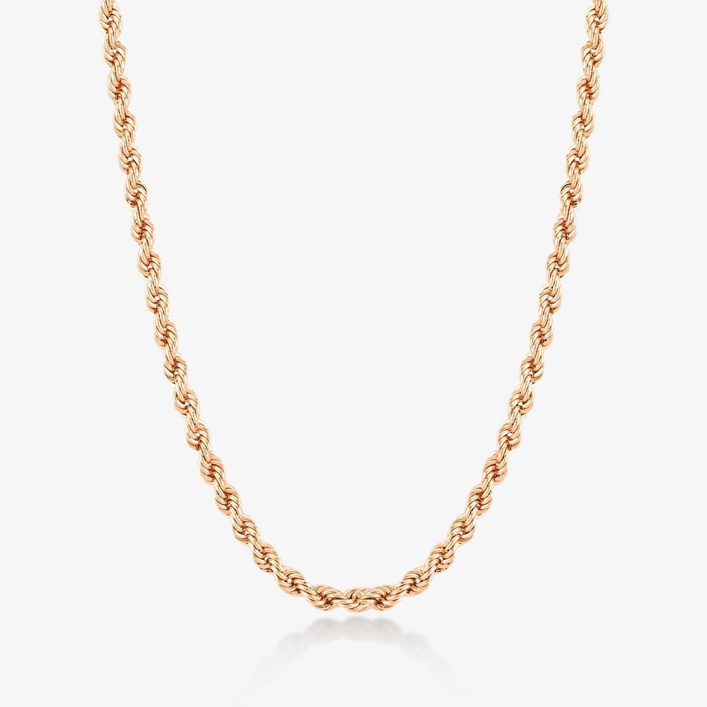 Rope Necklace in 14k Solid Gold - JCarat