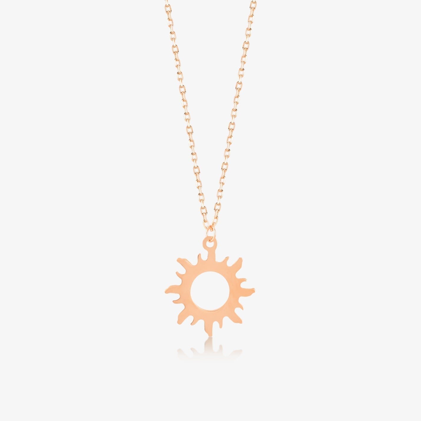 14k Gold Sunshine Pendant Necklace - JCarat