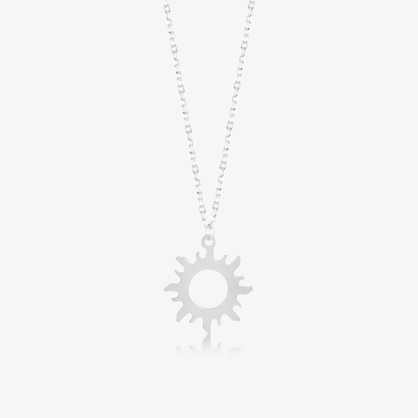 14k Gold Sunshine Pendant Necklace - JCarat