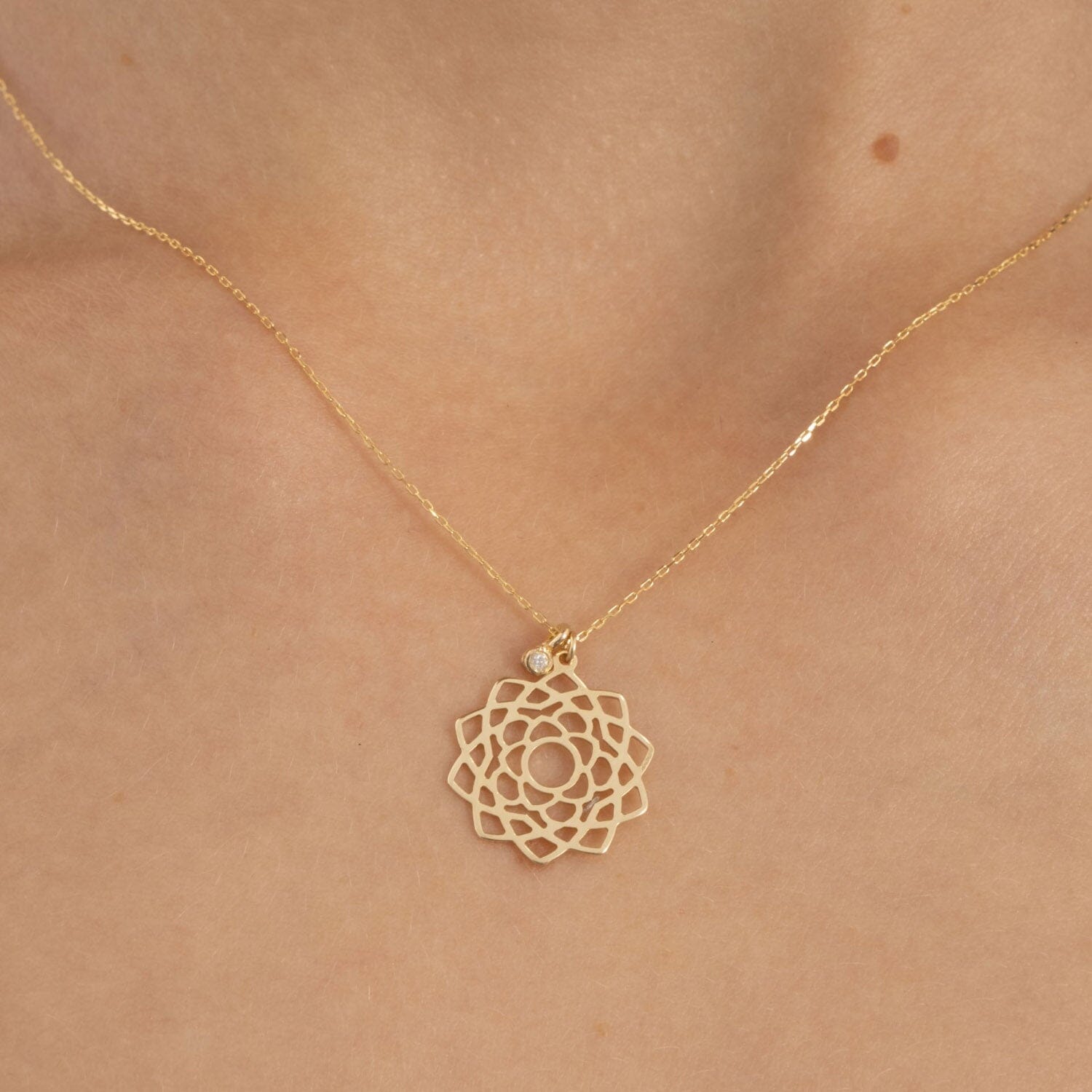 Spirit Gold Chakra Beaded Necklace
