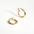 Circle Hoops in 14k Solid Gold - JCarat