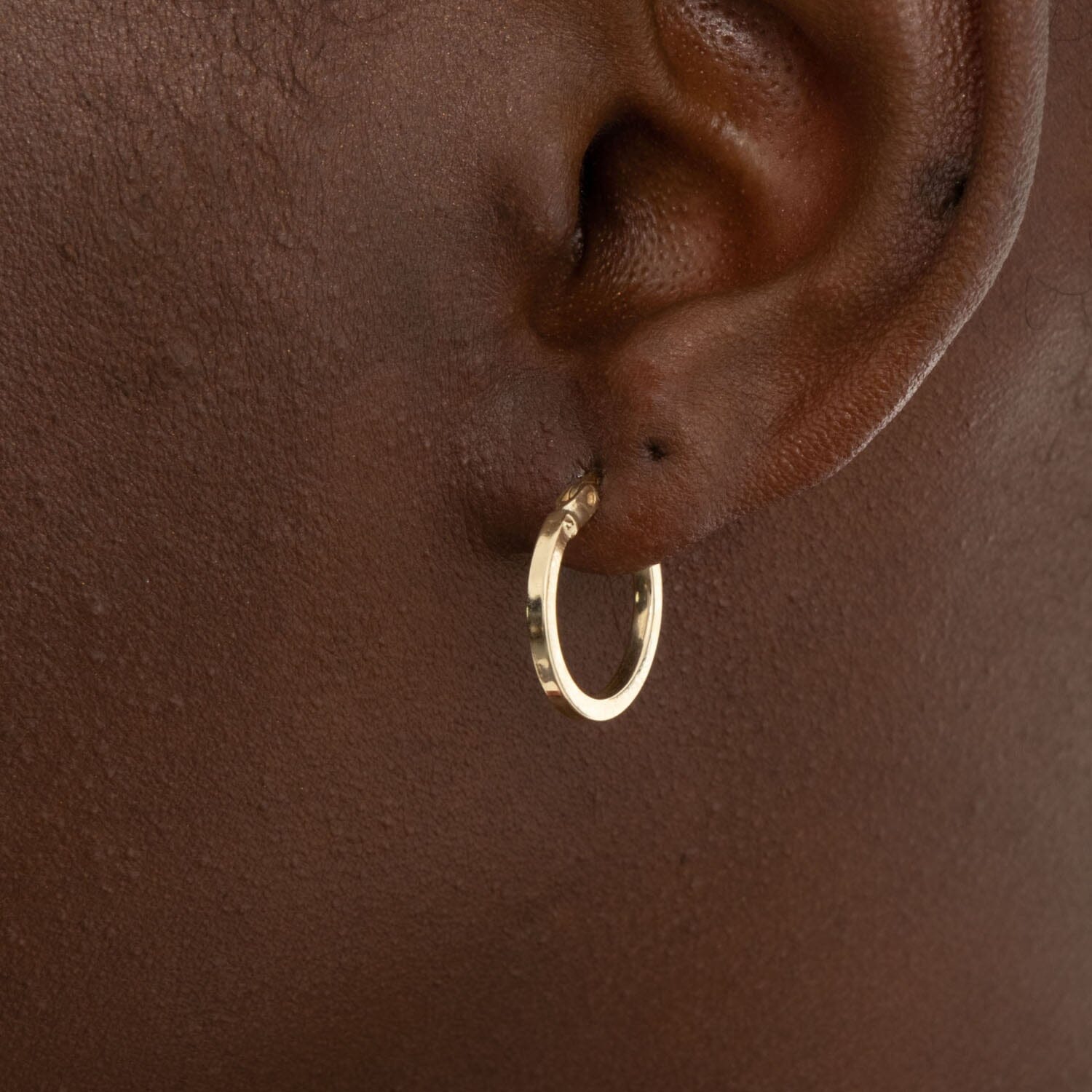 Classic Hoops in 14k Solid Gold - JCarat