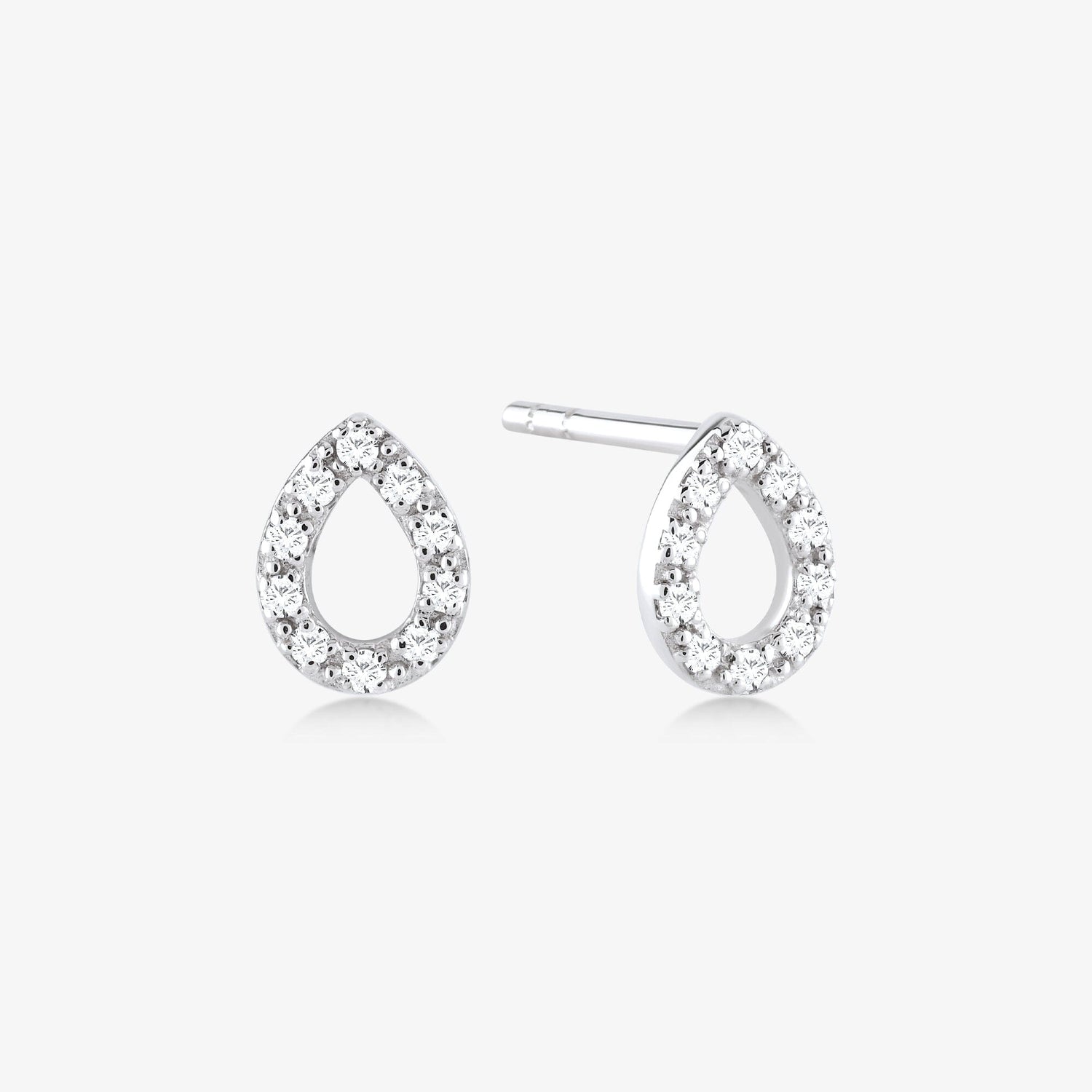 Diamond Drop Earrings in 14k Solid Gold - JCarat