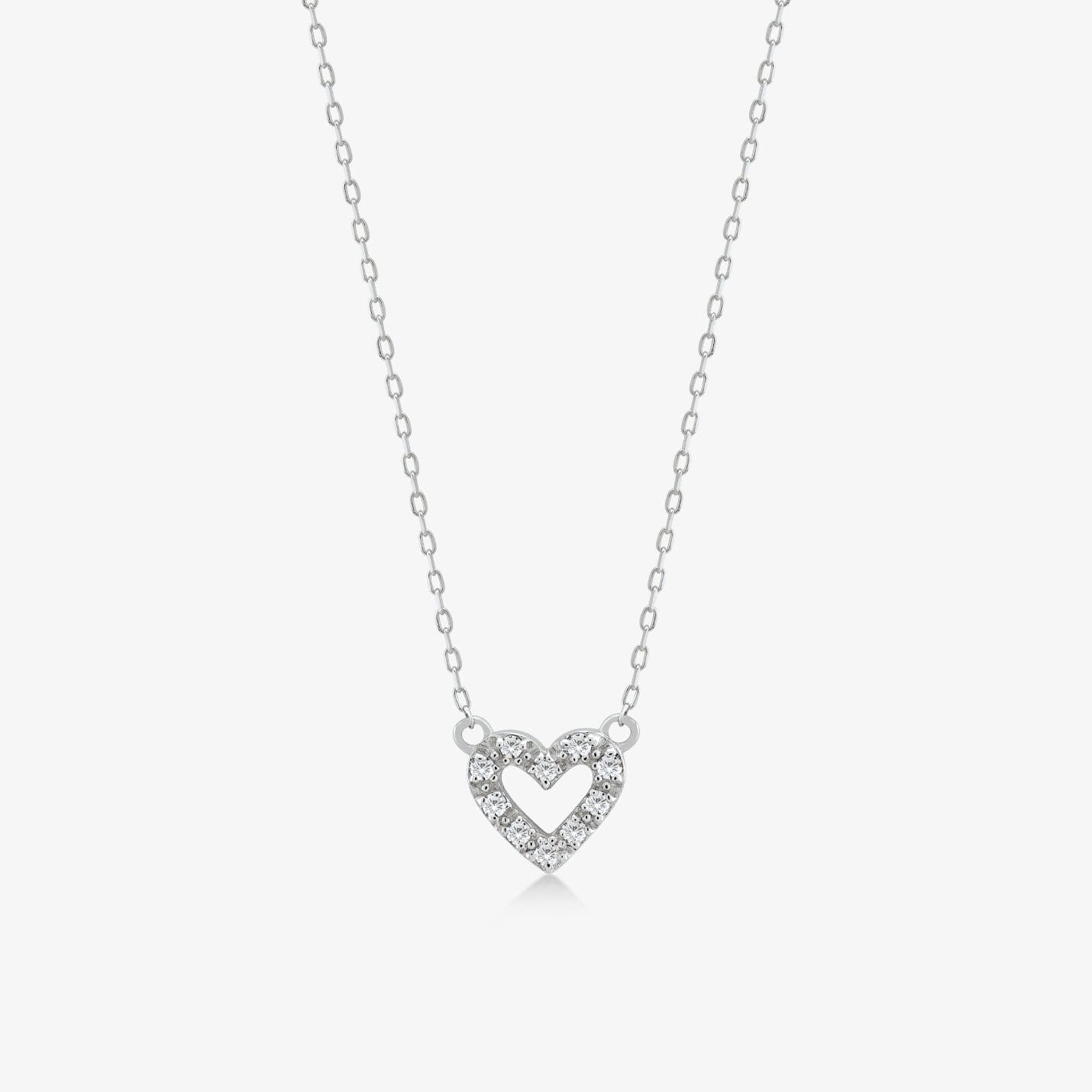 Sterling Silver 0.08ct Diamond Cloud Necklace | H.Samuel
