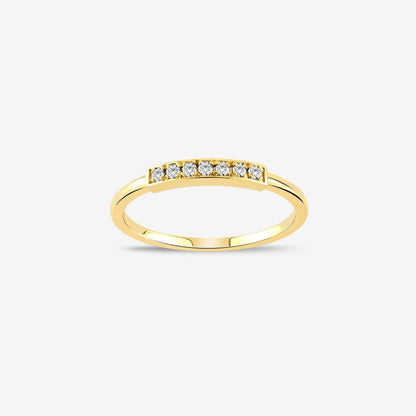 Diamond Stacker Ring in 14k Solid Gold - JCarat