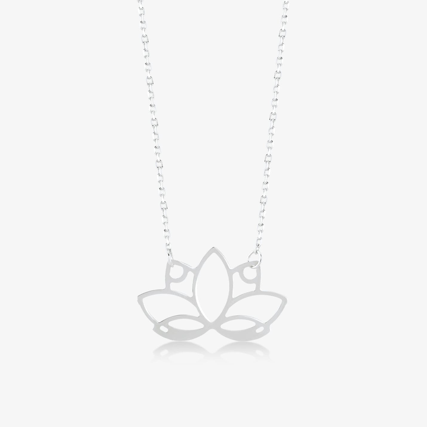 Lotus Necklace in 14k Solid Gold - JCarat