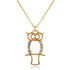 Owl Necklace in 14k Solid Gold - JCarat