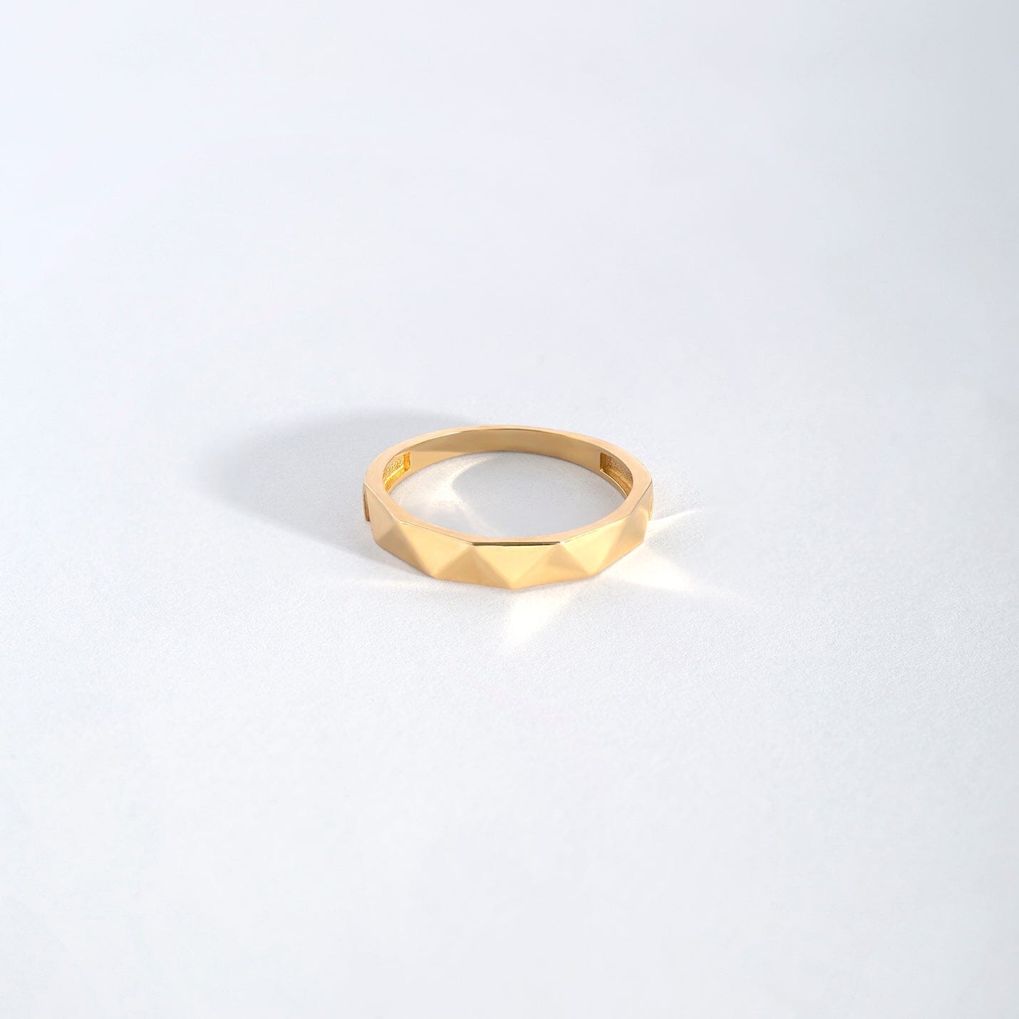 Spike Ring in 14k Solid Gold - JCarat