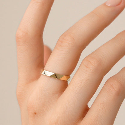 Spike Ring in 14k Solid Gold - JCarat