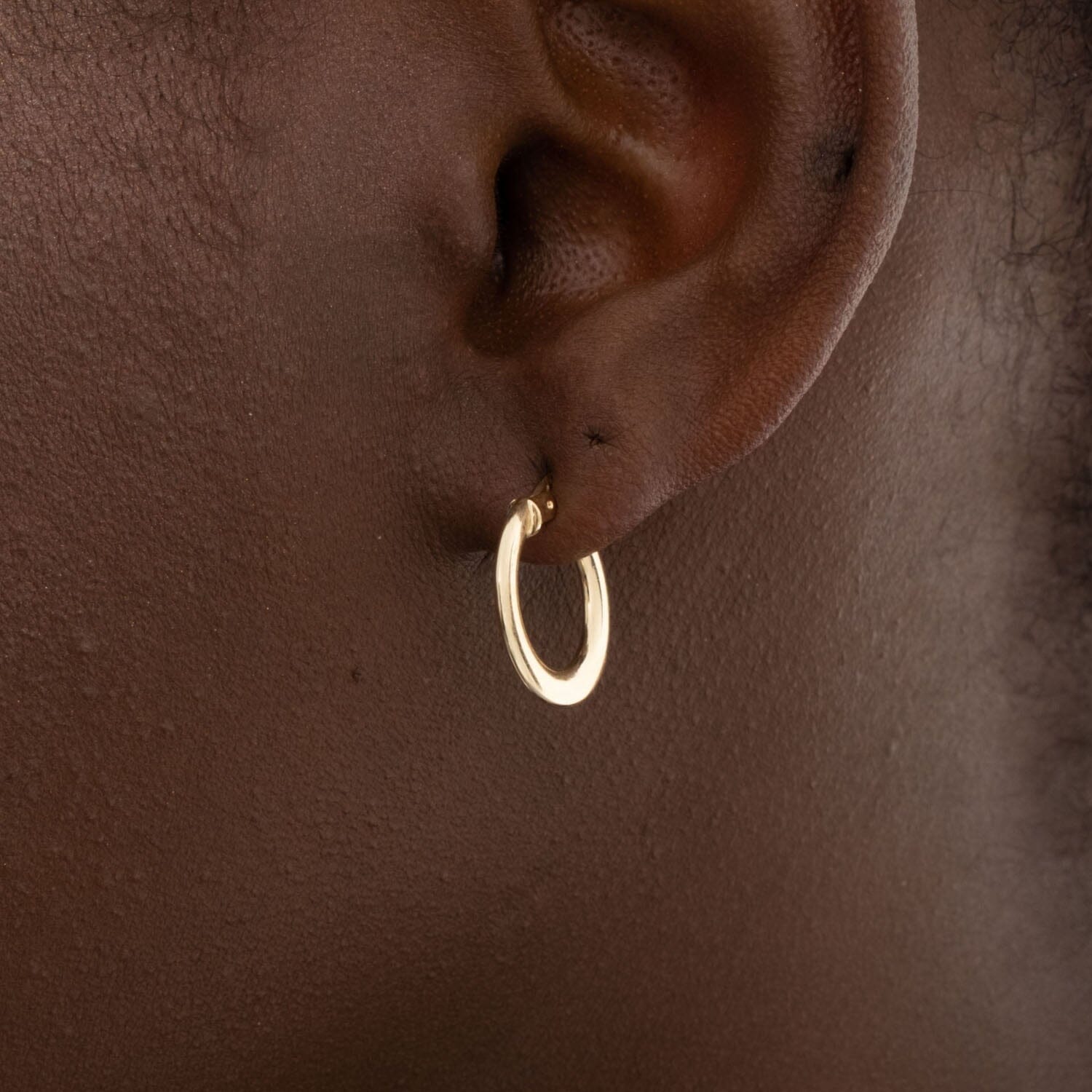 Square Hoops in 14k Solid Gold - JCarat